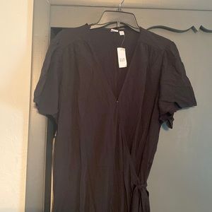 Black wrap around Dress